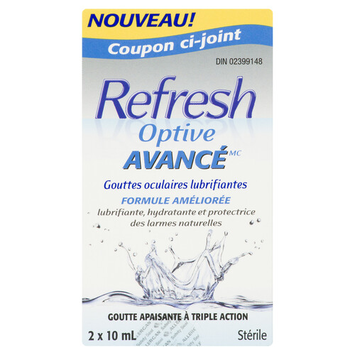 Refresh Optive Advanced Eye Drops 20 ml