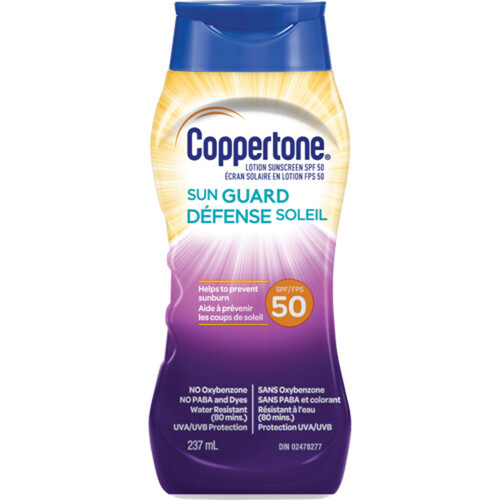 Coppertone Sun Guard Sunscreen Lotion SPF 50 237 ml