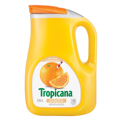Tropicana Juice Grovestand Lots Of Pulp Orange 2.63 L (bottle)