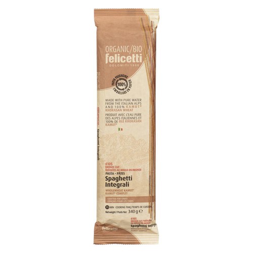 Felicetti Organic Spaghetti Whole Wheat Kamut 340 g