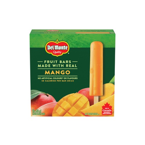 Del Monte Fruit Bars Mango With Peach 10 x 50 ml