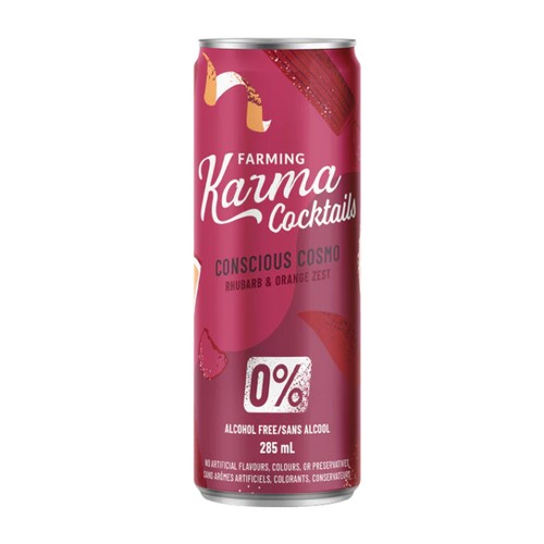Farming Karma Cocktails 0% Alcohol Drink Conscious Cosmo 285 ml