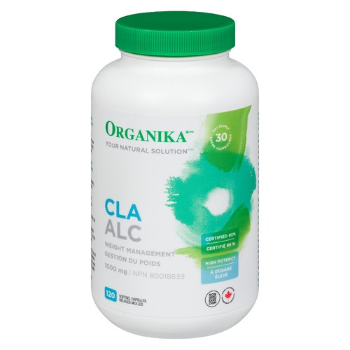 Organika Supplement CLA 1000 mg 120 Softgel Capsules