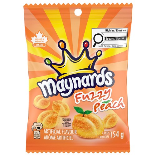 Maynards Treats Fuzzy Peach Soft Peach 154 g
