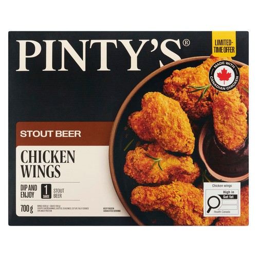 Pinty's Pinty's Chicken Wings Stout Beer 700 g