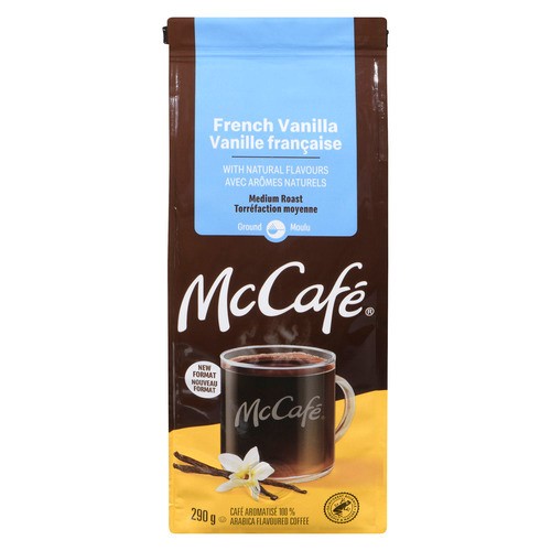 McCafé 100 % Arabica Flavoured Ground Coffee French Vanilla Medium Roast 290 g