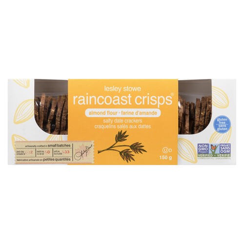 Lesley Stowe Raincoast Crisps Salty Date 150 g