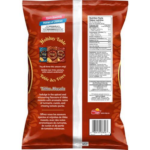 Lay’s Potato Chips Tikka Masala Flavoured 220 g