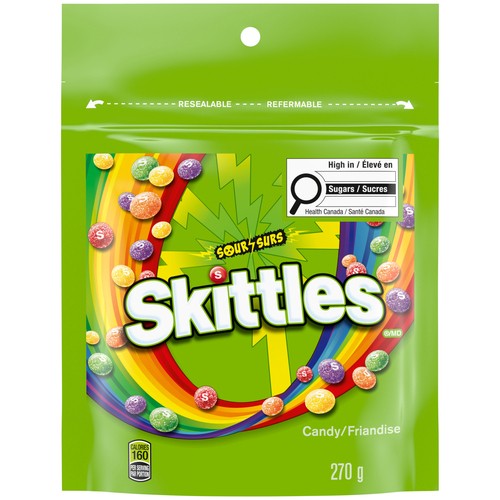 Skittles Candy Sour 270 g
