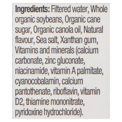 Natura Organic Soy Beverage Vanilla 946 ml