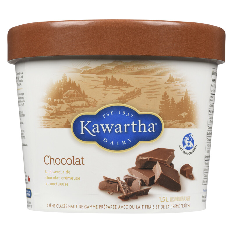 Kawartha Dairy Chocolate Ice Cream 1.5 L Voilà Online Groceries & Offers