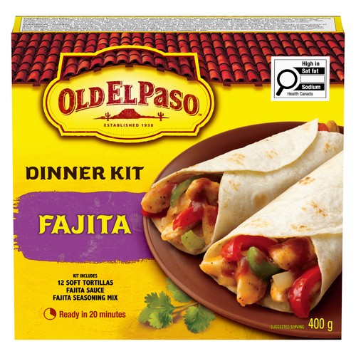 Old El Paso Dinner Kit Fajita 400 g