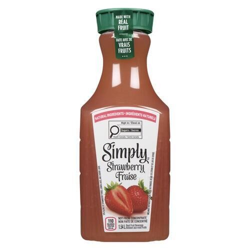 Simply Real Fruit Drink Strawberry 1.54 L