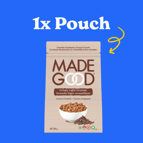 Made Good Organic Granola Crispy Light Cocoa Crunch 284 g