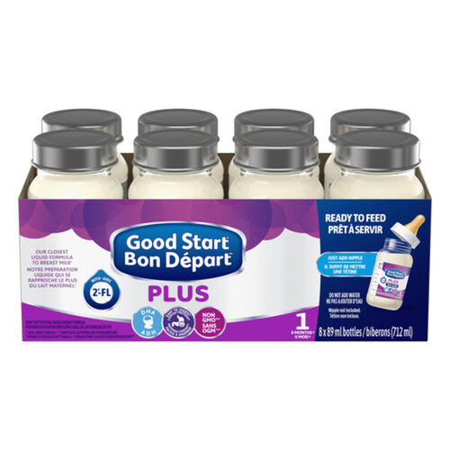 Good Start Plus 1 Baby Formula Ready-To-Feed 8 x 89 ml