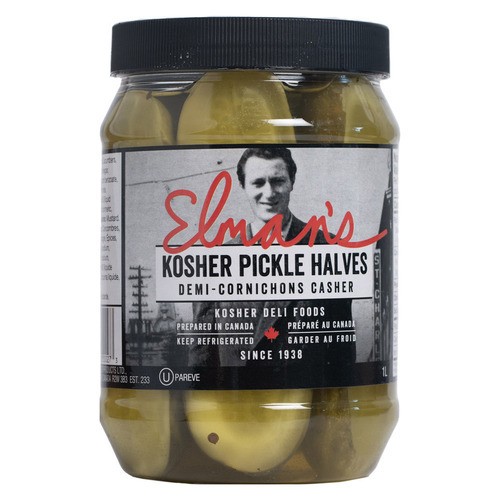 Elman's Dill Halves Pickles 1 L