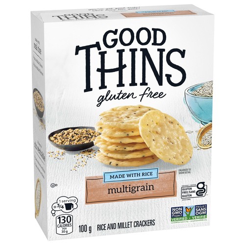 Christie Good Thins Gluten-Free Rice Crackers Good Thins Multigrain 100 g