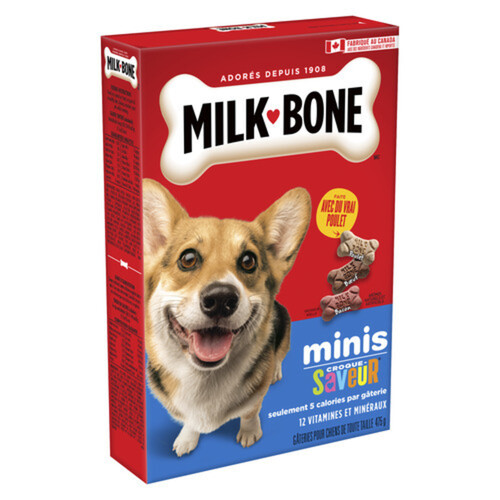 Milk-Bone Dog Treats 12 Minerals & Vitamins Mini's Snack Flavoured 475 g