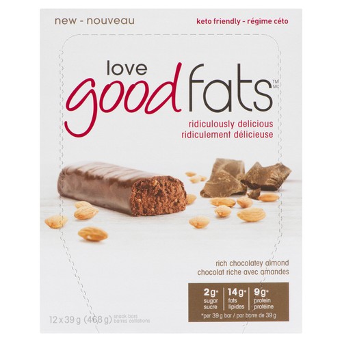 Love Good Fats Bar Rich Chocolatey Almond 39 g