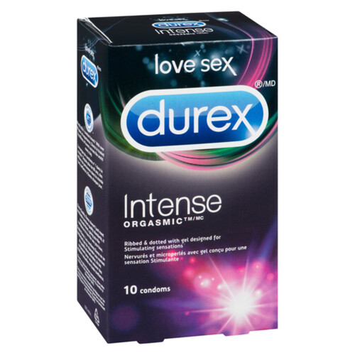 Durex Intense Orgasmic Condoms 10 EA