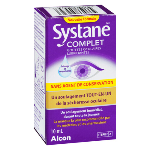 Systane Complete Lubricant Dry Eye Relief Drops 10 ml