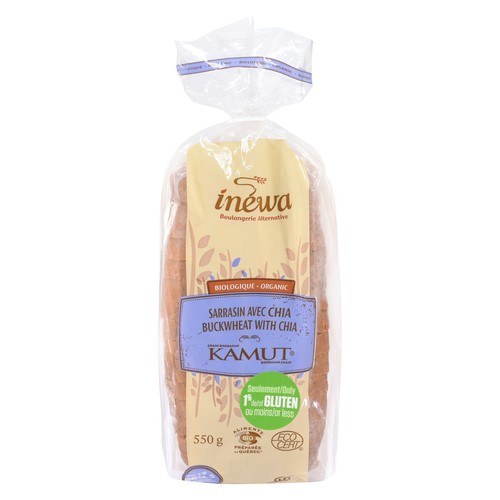 Inewa Organic Bread Buckwheat With Chia 550 g
