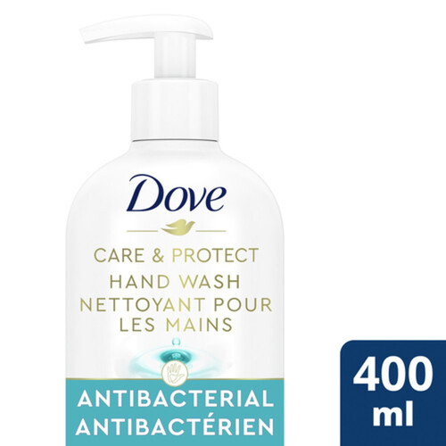 Dove Care & Protect Hand Wash Antibacterial With 5 Moisturizer Blend 400 ml