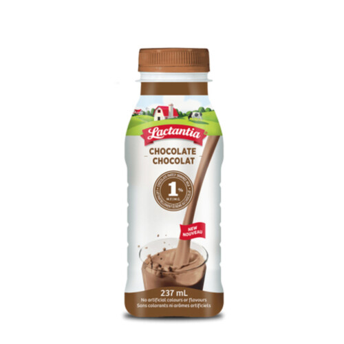 Lactantia Chocolate Milk 1% 12x 237 ml