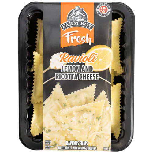 Farm Boy Ravioli Lemon & Ricotta Cheese 300 g