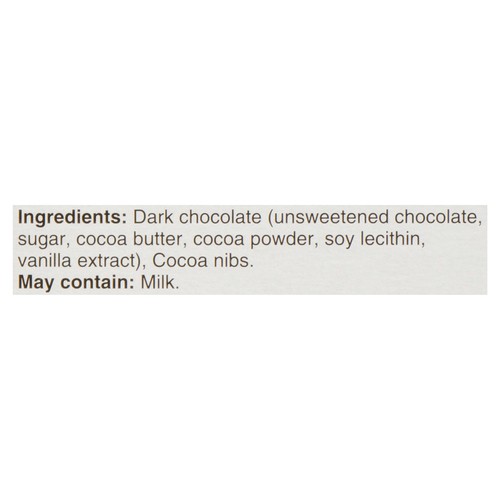 Laura Secord Dark Chocolate Bar 70% Cocoa Nibs 100 g