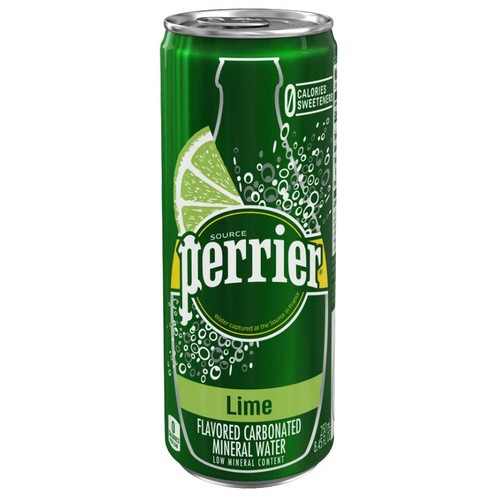 Perrier Carbonated Water Lime 250 ml