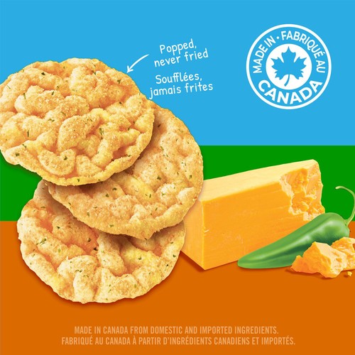 Quaker Crispy Minis Brown Rice Cakes Cheddar Jalapeno 90 g