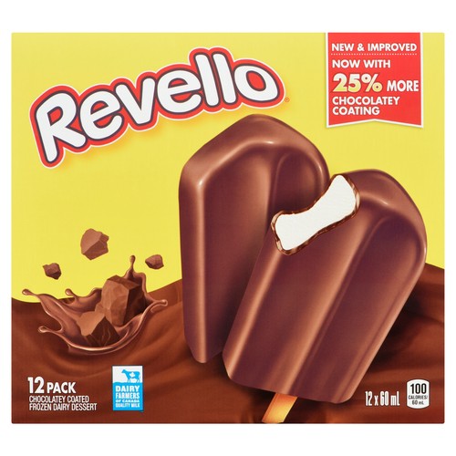 Revello Frozen Dairy Bars The Original 12 x 60 ml