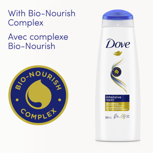 Dove Intensive Repair Shampoo Revives With Bio-Nourish Complex 355 ml