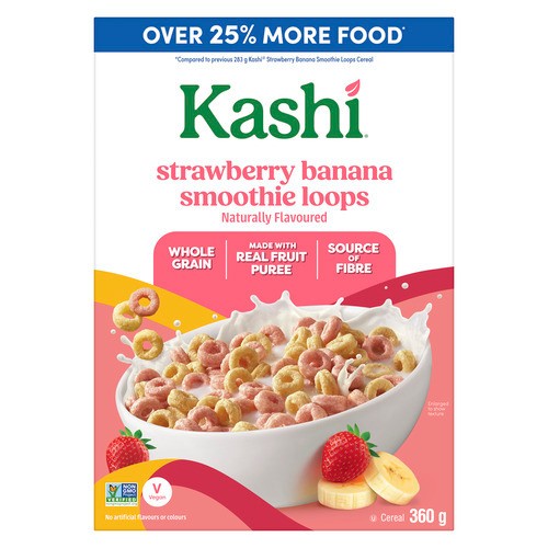 Kashi Cereal Strawberry Banana Smoothie Loops 360 g