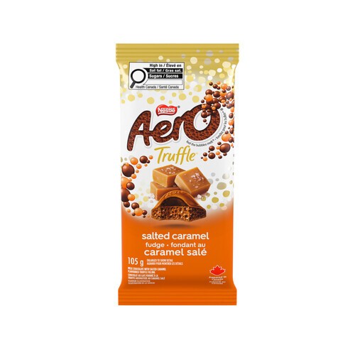 Nestlé Aero Chocolate Truffle Bar Salted Caramel 105 g