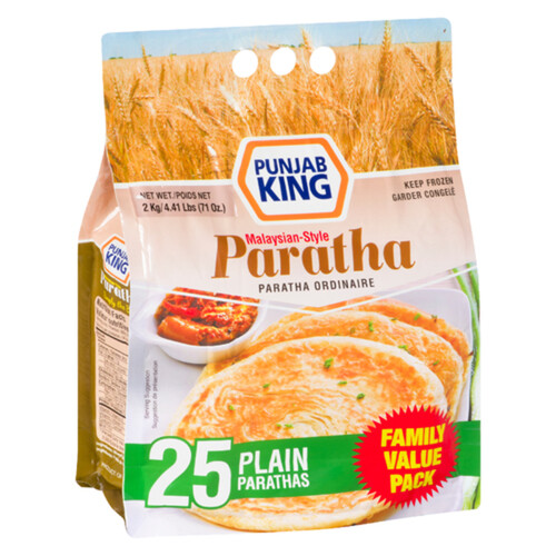 Punjab King Malaysian Style Paratha 2 kg (frozen)