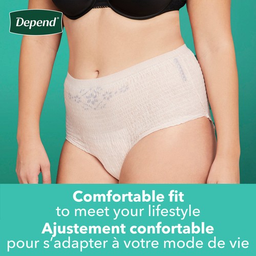 Depend Women's Underwear Medium 18 Pack
