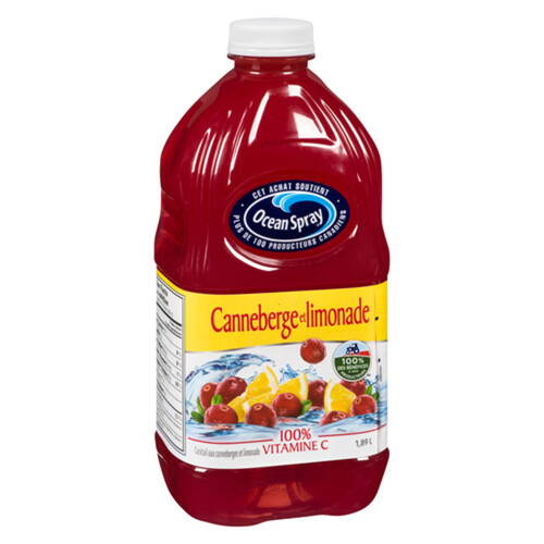 Ocean Spray Juice Cocktail Cranberry Lemonade 1.89 L