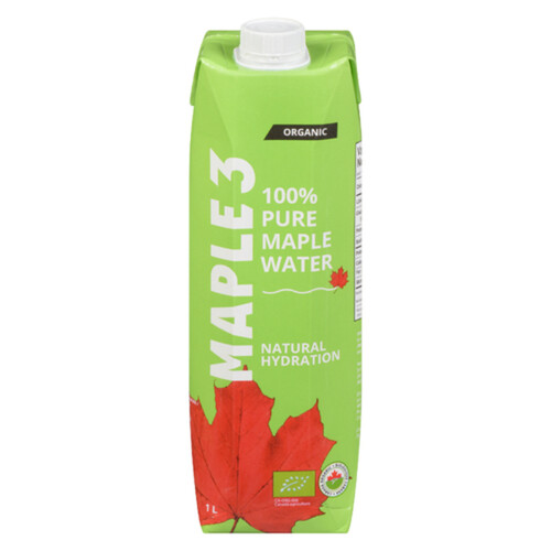 Maple 3 Organic Water Pure Maple 1 L (can)