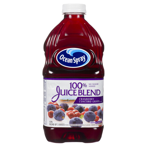 Ocean Spray Juice Blend 100% Cranberry Concord Grape 1.77 L