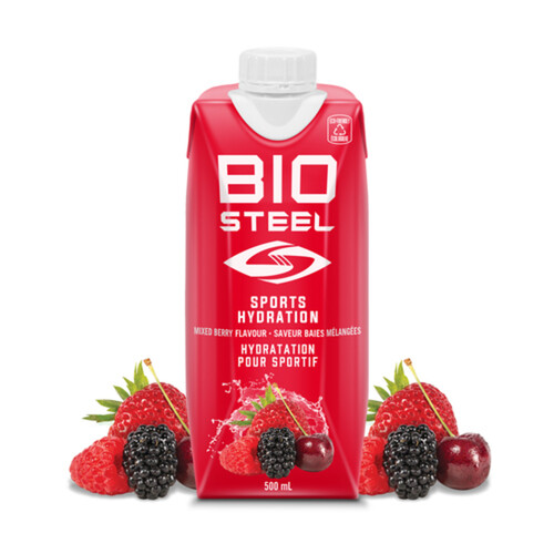 BioSteel Sports Drinks Mixed Berry 12 x 500 ml