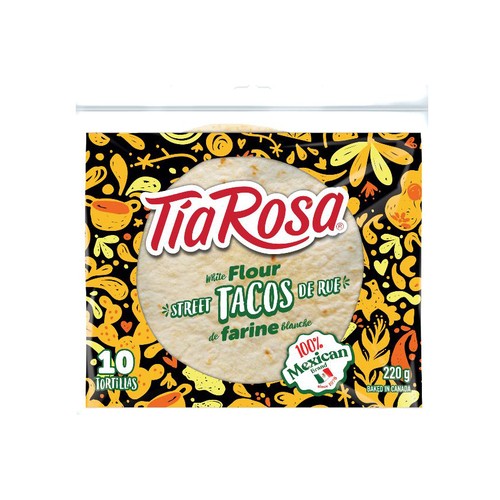 Tia Rosa Street Tacos White 5.5in Tortillas 10 x 22 g
