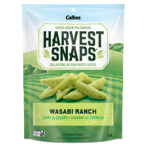 Harvest Snaps Green Pea Crisps Wasabi Ranch 94 g