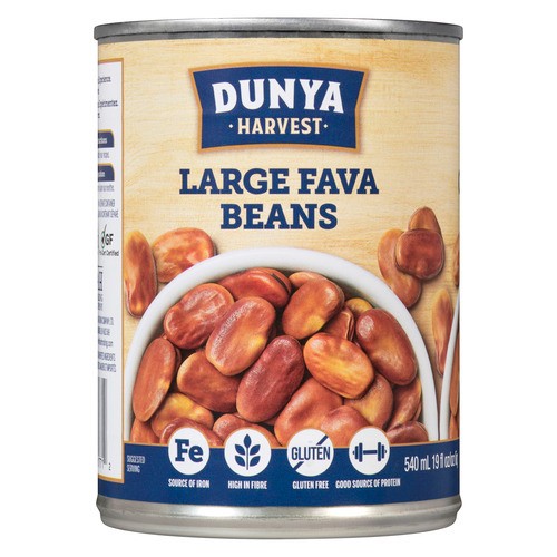 Dunya Harvest Canned Fava Beans Large 540 ml