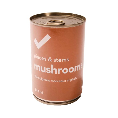 Longo's Mushrooms Pieces & Stems 284 ml