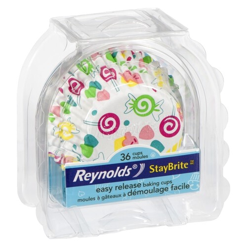 Reynolds Stay Brite Baking Cups Easy Release 36 Count