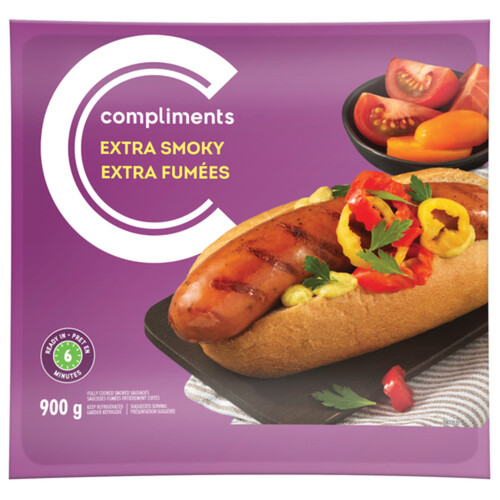 Compliments Sausage Extra Smoky 900 g