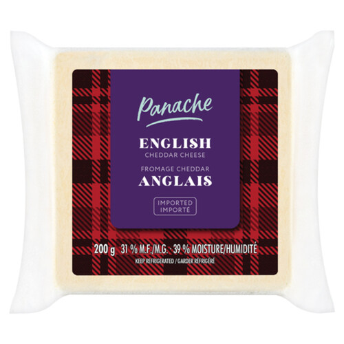 Panache 31% Cheddar Cheese English 200 g