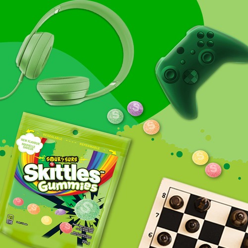 Skittles Gummies Candy Sour 235 g